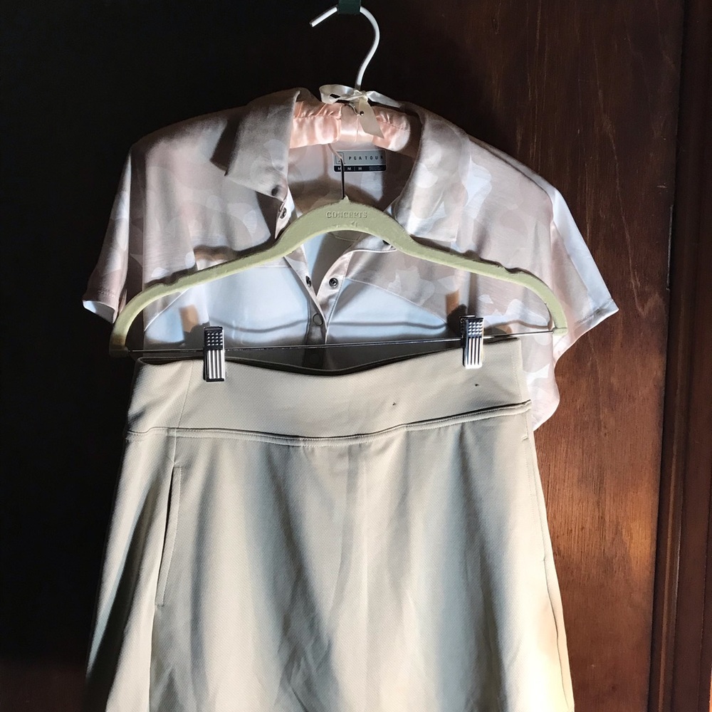 PGA Tour Golf Shirt and Skort
